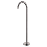Fienza SP8016GM Kaya Floor Mounted Gooseneck Bath Outlet Gun Metal - Bath Fillers