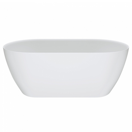 Fienza SS350-1700 Kaya Slim Wall Stone Bath 1700mm Matte White - Freestanding Bath