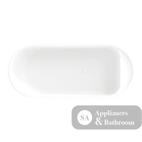 Fienza ST20-1700 Minka Solid Surface Bath 1700mm Matte White - Freestanding Bath