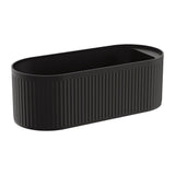 Fienza ST20-1700B Minka Solid Surface Bath 1700mm Matte Black - Freestanding Bath