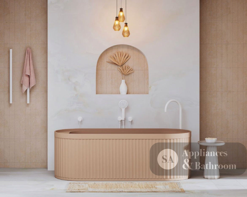 Fienza ST20-1700D Minka Solid Surface Bath 1700mm Dusk - Freestanding Bath