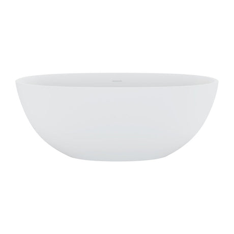Fienza ST28-1550 Sasso Freestanding Stone Bath 1500mm Matte White - Freestanding Bath