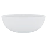 Fienza ST28-1650 Sasso Freestanding Stone Bath 1650mm Matte White - Freestanding Bath
