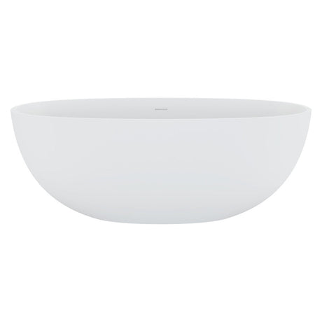 Fienza ST28-1650 Sasso Freestanding Stone Bath 1650mm Matte White - Freestanding Bath