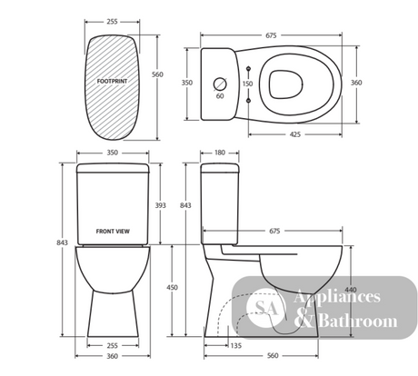 Fienza Stella Close-Coupled Suite - Closed Coupled Suites