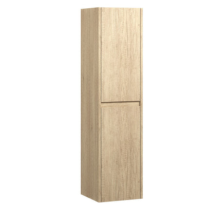 Fienza TB14S Edge Scandi Oak Wall-Hung Tallboy - Bathroom Storage