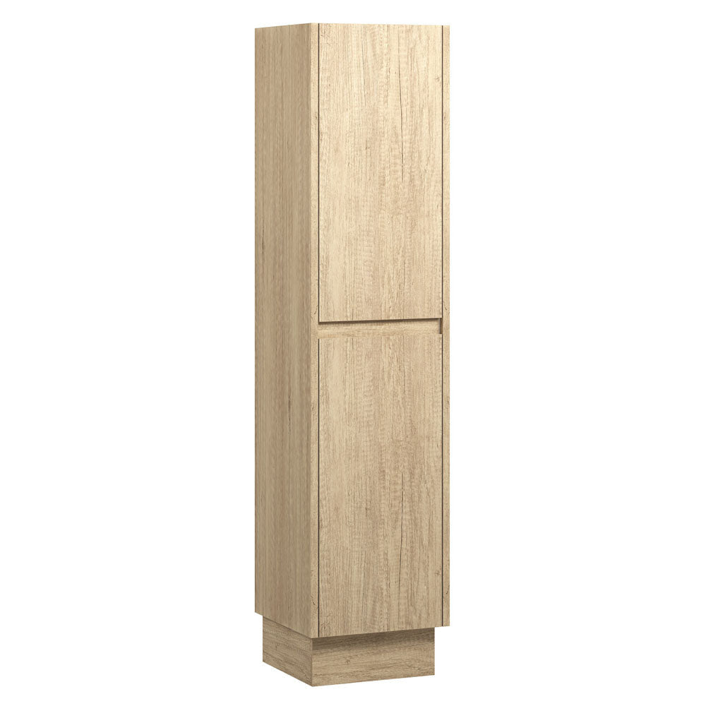 Fienza TB14SK Edge Scandi Oak Tallboy On Kickboard - Bathroom Storage