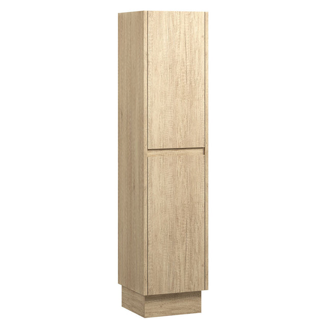 Fienza TB14SK Edge Scandi Oak Tallboy On Kickboard - Bathroom Storage