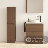 Fienza TB14WAK Edge Walnut Tallboy on Kick - Bathroom Storage