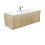 Fienza TCL120RSC 1200 Dolce Alina Scandi Oak Wall-Hung Vanity - Vanity Units