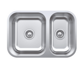 Fienza Tiva 670 Double Kitchen Sink – Polished 304 Stainless Steel | 68110 - Top Mounted Kitchen Sinks