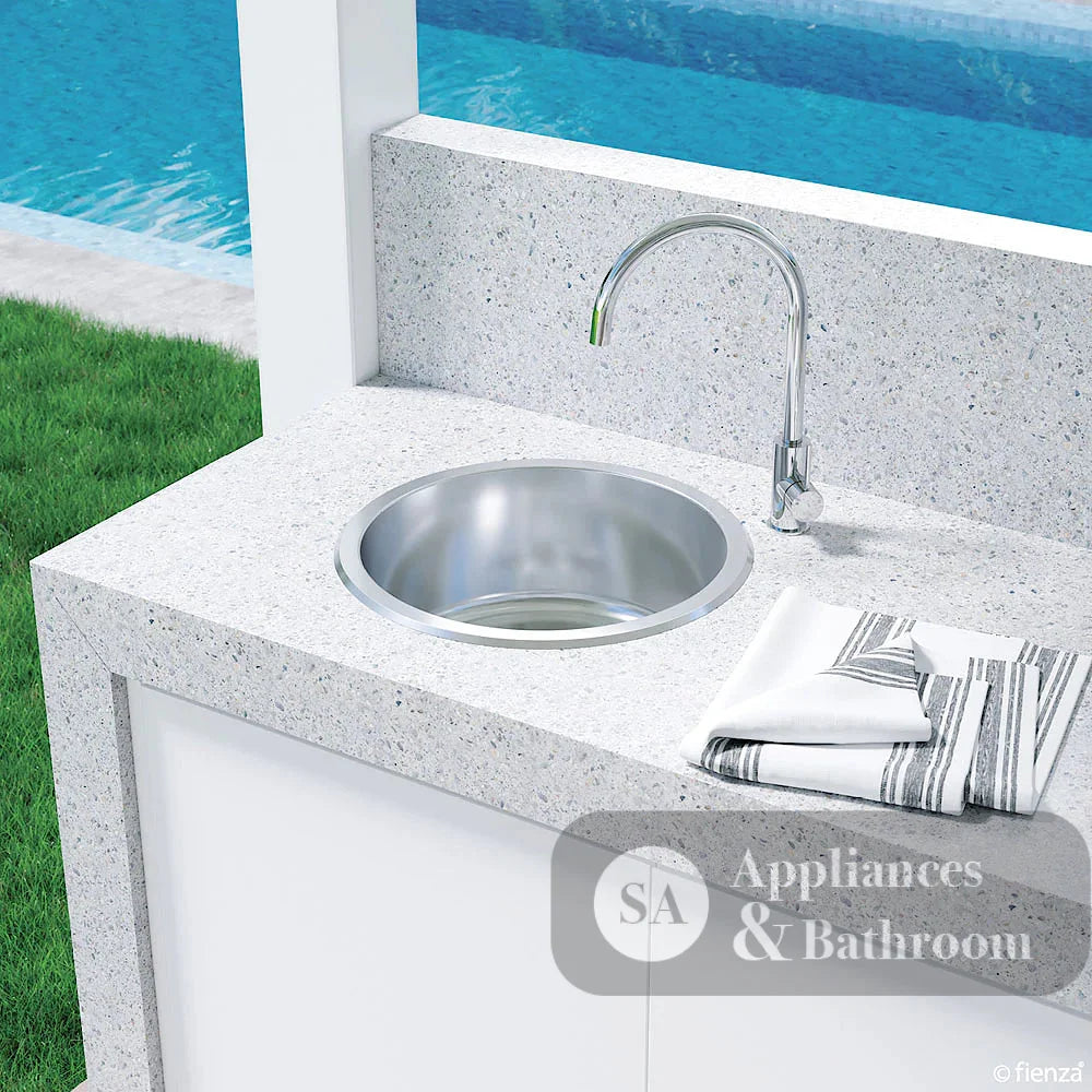 Fienza Tiva 68103 Stainless Steel Round Kitchen Sink - Special Order Laundry Insert Sinks