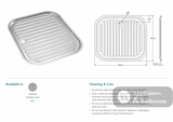 Fienza Tiva Sink Drainer Tray - Accessories