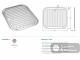 Fienza Tiva Sink Drainer Tray - Accessories