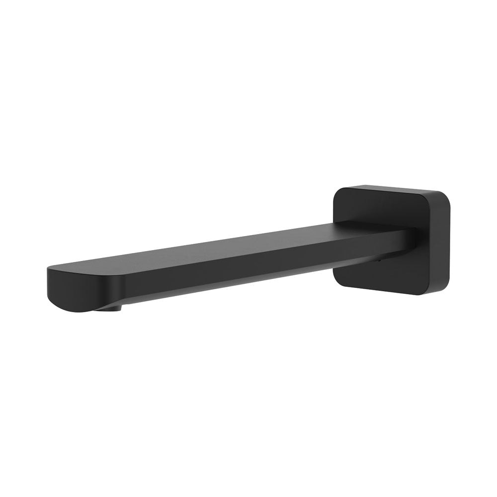 Fienza Tono 220mm Basin/Bath Outlet 233116B - Matte Black - Bath Spouts