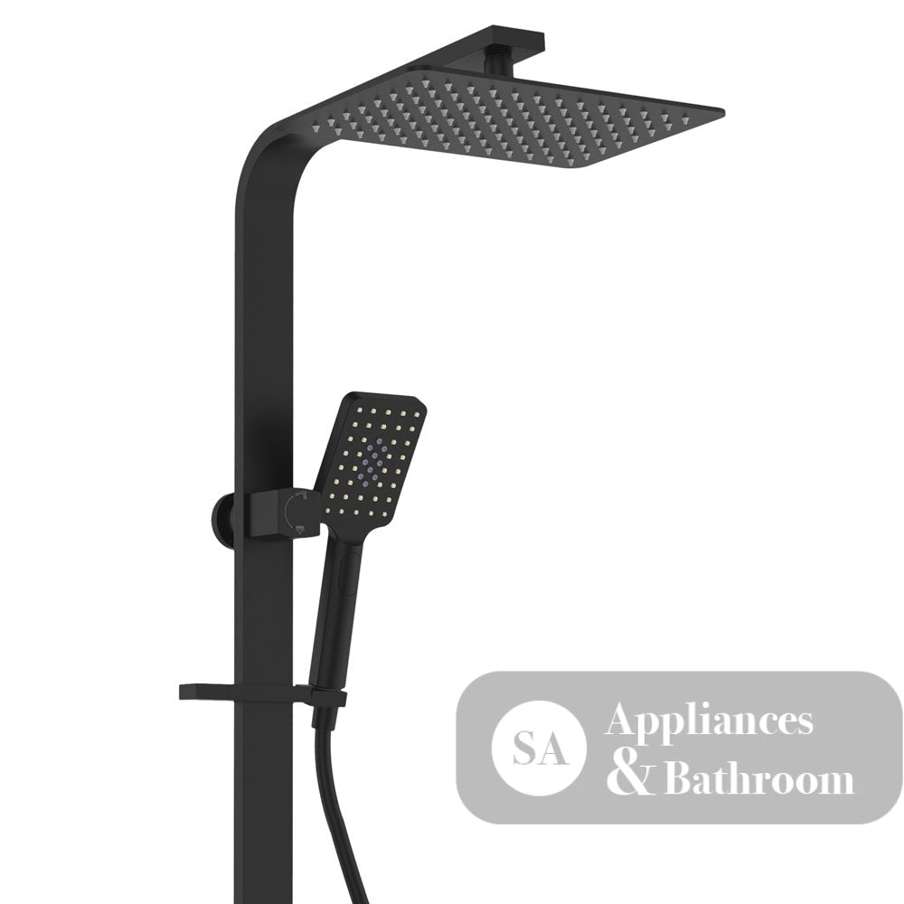 Fienza Tono Deluxe Twin Shower 455121B - Matte Black - Double Shower