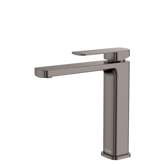 Fienza Tono Medium Basin Mixer 233110GM - Gunmetal - Kitchen Mixer Taps