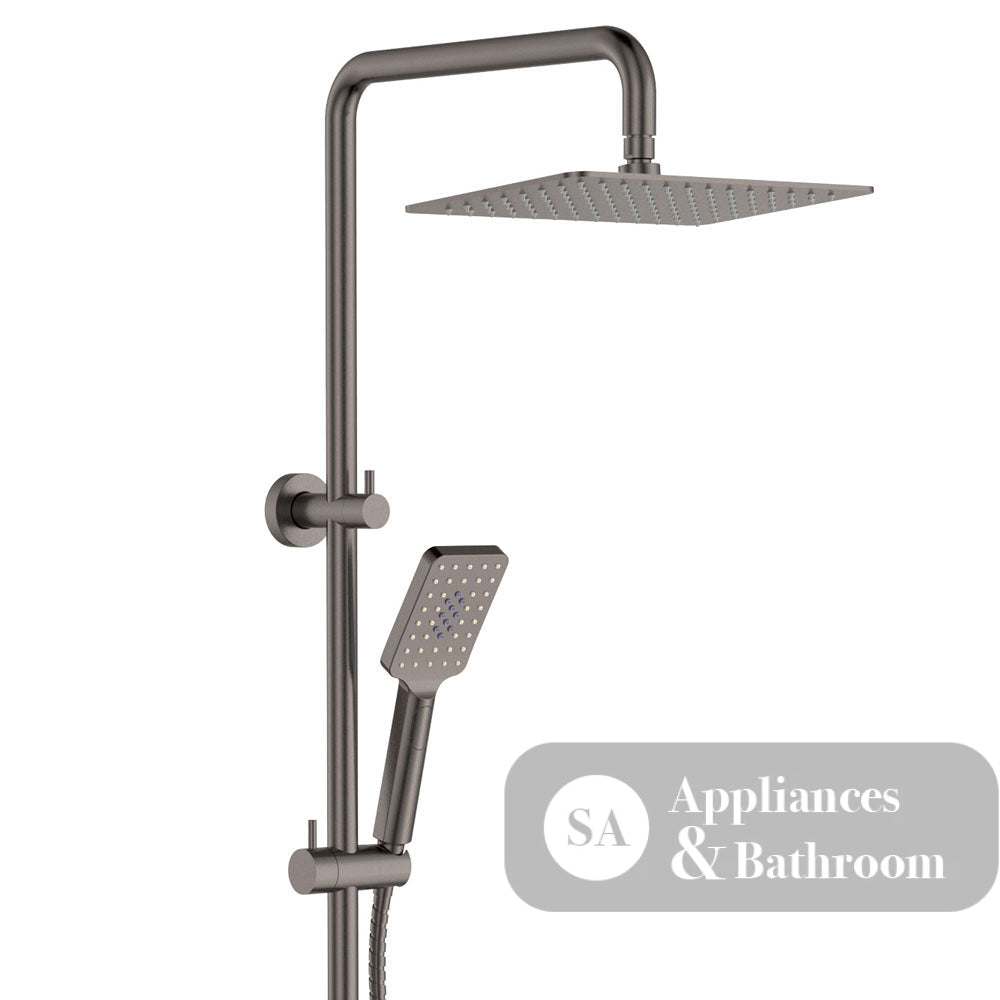 Fienza Tono Twin Shower 455116GM - Gunmetal - Twin Showers