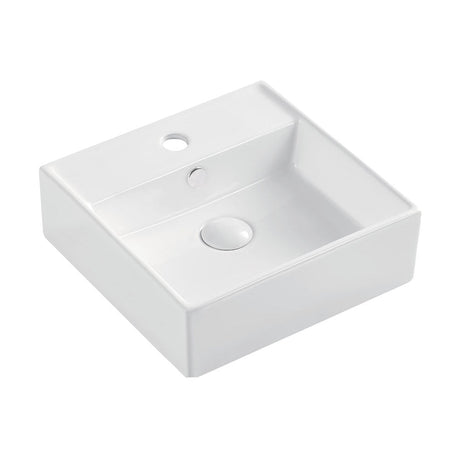 Fienza TR4148 Helen Junior 1 Tap Hole Above Counter Basin White - Basins