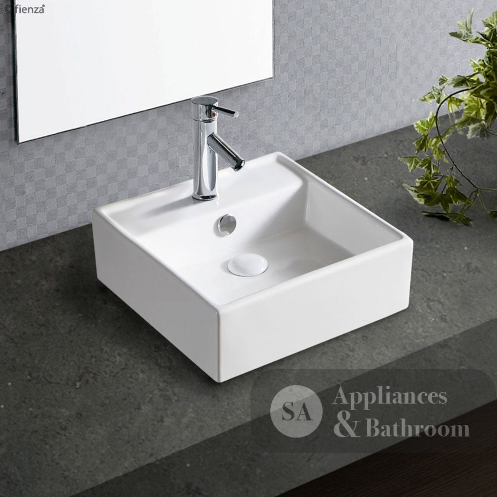 Fienza TR4148 Helen Junior 1 Tap Hole Above Counter Basin White - Basins