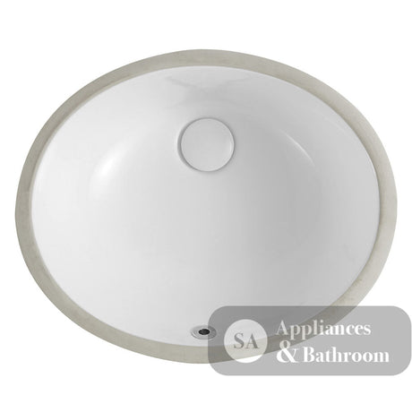 Fienza TR908 Undermount Ceramic Basin Karmen White - Basins