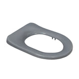 Fienza UF039G Stella Care Toilet Seat Gloss Grey Single Flap - Toilet Seat