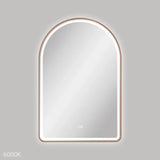 Fienza Valentina LED Brushed Copper Framed Mirror 600 x 900mm LED6090FACO - Mirrors