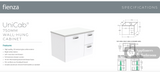 Fienza VAN75JL Vanessa Unicab 750 Wall-Hung Vanity - Vanity Units