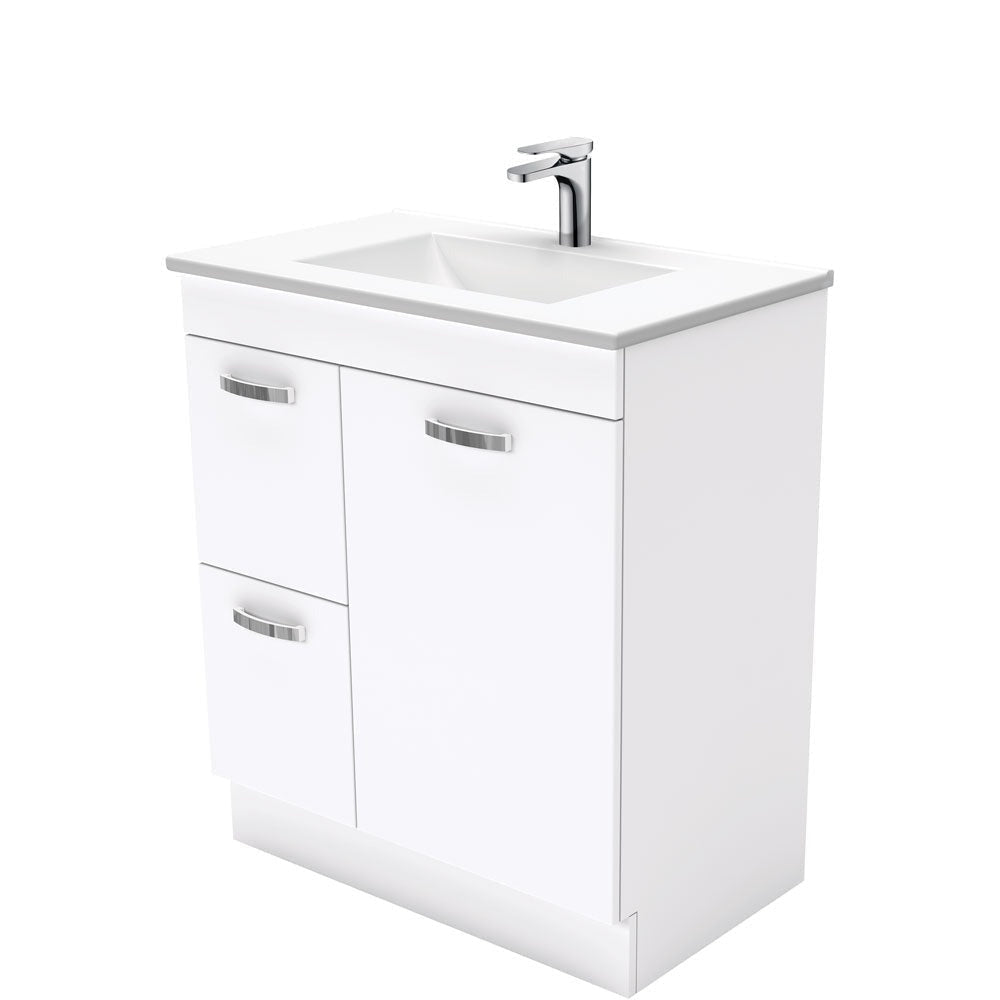 Fienza VAN75NKWL Vanessa Unicab 750 Vanity On Kickboard - Vanity Units