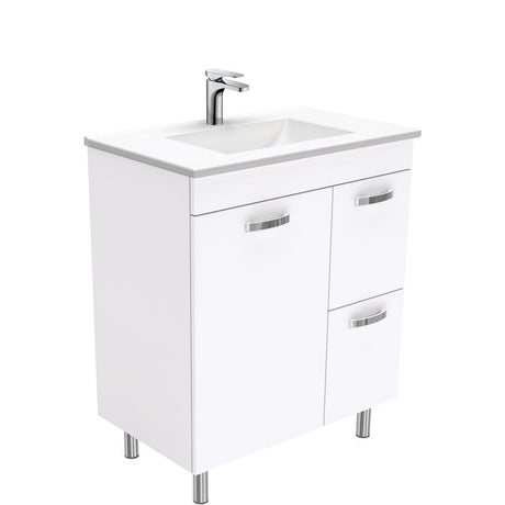 Fienza VAN75NLWR Vanessa Unicab 750 Vanity On Legs Right Drawers - Vanity Units