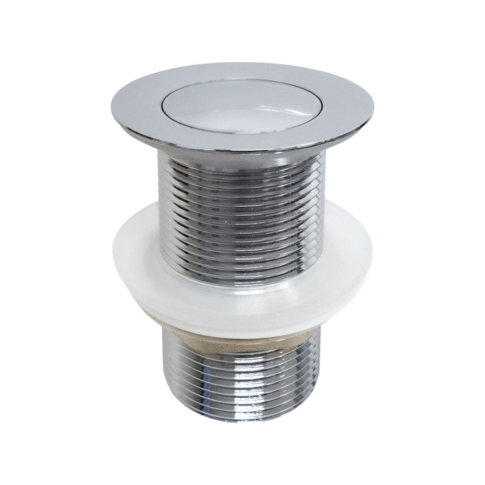 Fienza WAS60 Basin Pop up Waste,Flat 32mm No Overflow Chrome - Basin Pop up Waste