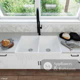 Fienza Winston 68702 Double Butler Sink White 838X483X254Mm - Special Order Kitchen Sinks
