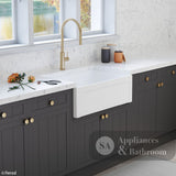 Fienza Winston 68703 Single Butler Sink Medium White 750X470X250Mm - Special Order Kitchen Sinks