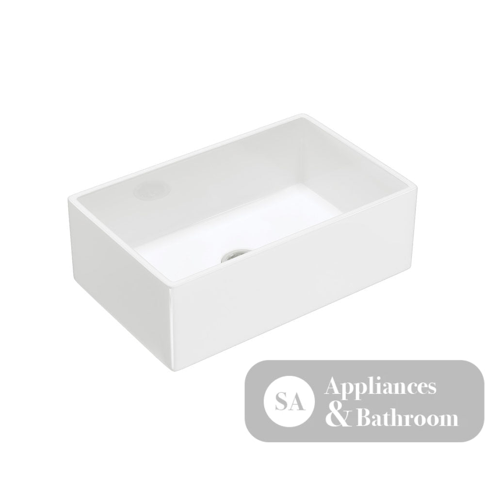 Fienza Winston 68703 Single Butler Sink Medium White 750X470X250Mm - Special Order Kitchen Sinks