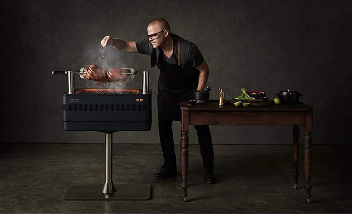 Everdure by Heston EFUSION2B Blumenthal Fusion Charcoal BBQ