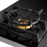 Omega OCIG905B 90cm Hybrid Cooktop, Gas & Induction
