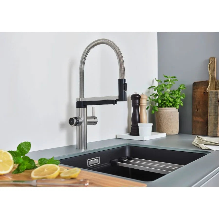 Blanco EVOL-S 527452 Pro Filter Semi-Pro Filter Mixer Tap, PVD Steel