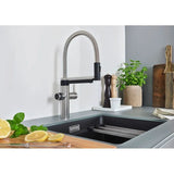 Blanco EVOL-S 527452 Pro Filter Semi-Pro Filter Mixer Tap, PVD Steel