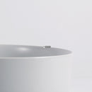 Innova B - 5537Mw Above Counter Oval Ceramic Vessel Basin Matte White - Special Order Basins
