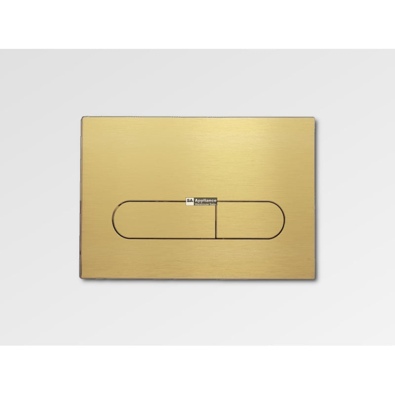 Innova Bl105233 Dual Flush Plate - Special Order Brushed Brass Buttons & Access Plates