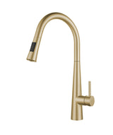 Seima 193167 Jorji Pull Out Spray Sink Mixer, Lead Free, Brushed Gold