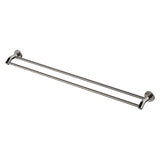 Kaya 900Mm Double Towel Rail Brushed Nickel 82808Bn Bathroom Accessories