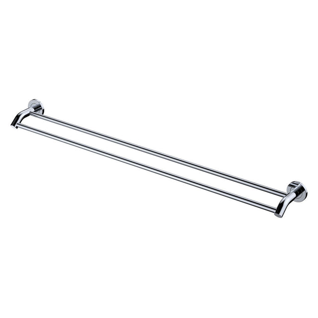 Kaya 900Mm Double Towel Rail Chrome 82808 Bathroom Accessories