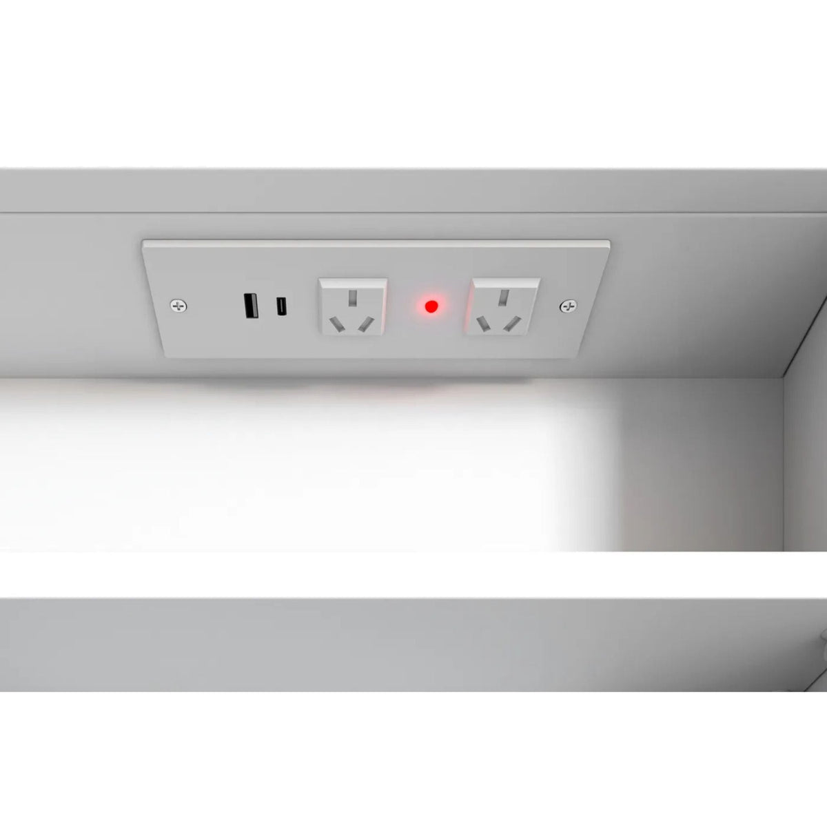 Otti LED-ARSV9060-VP LED Archie 900mm Matte White Shaving Cabinet