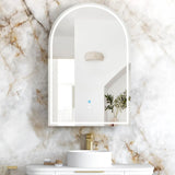 Otti LED-ARSV9060-VP LED Archie 900mm Matte White Shaving Cabinet