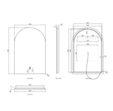 Otti LED-AR9060N LED Archie 900x600mm Mirror
