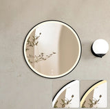 Otti LED-R800 LED Bondi 800mm Round Tuffi Mirror