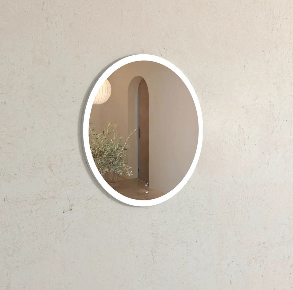 Otti LED-R800 LED Bondi 800mm Round Tuffi Mirror