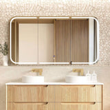 Otti LED-SSQ1575N-VP LED Newport 1500x750mm Natural Oak Shaving Cabinet