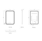 Otti LED-SQ1275 LED Newport 1200x750mm Tuffi Mirror